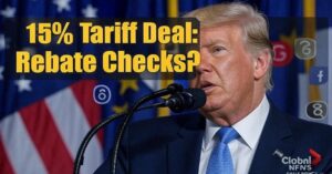 Trump Floats Rebate Checks from U.S.–EU 15% Tariff…