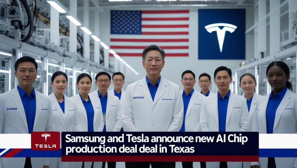 Samsung AI chip plant deal with Tesla in Texas