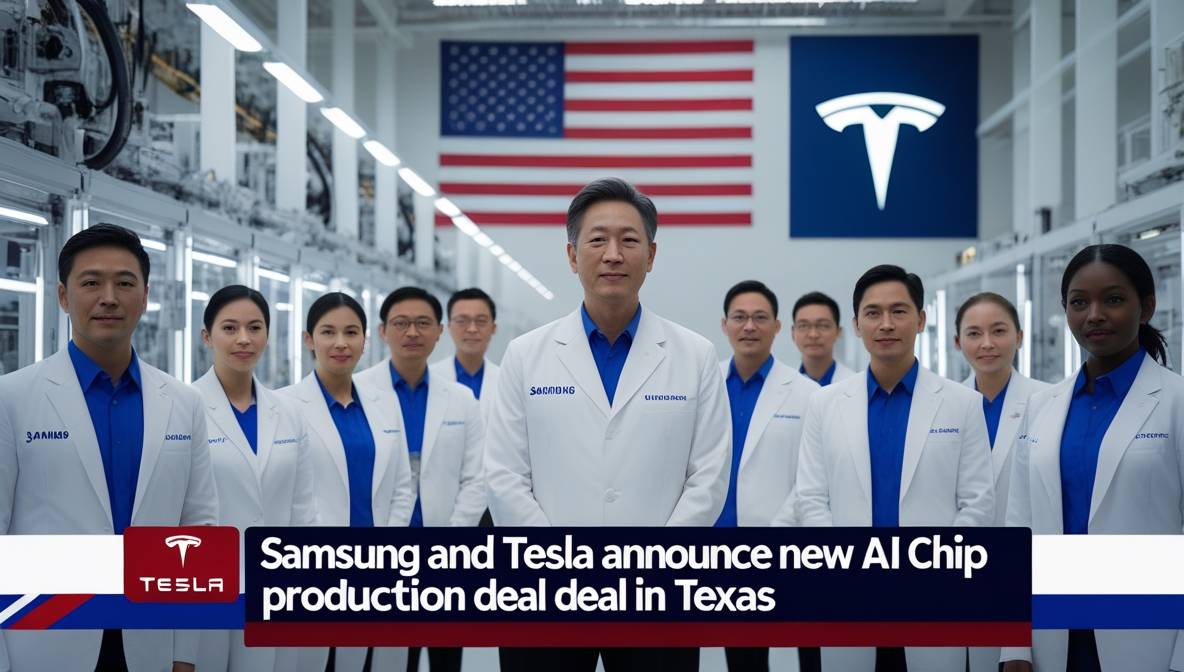 Samsung AI chip plant deal with Tesla in Texas