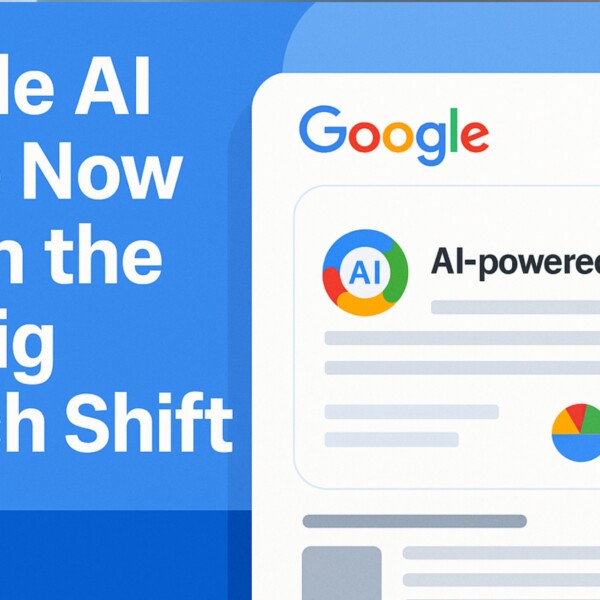 Google AI Mode interface showing new AI-generated search results in the USA, 2025